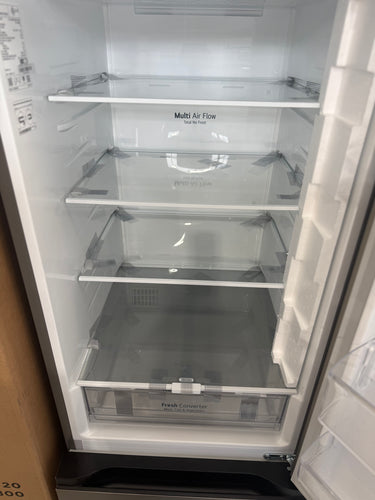 Transportation damaged LG 335 L Bottom Mount Refrigerator – Stainless Steel (GB-B300PL)